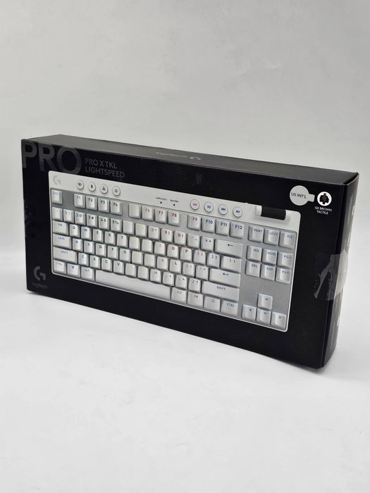 Tastatura Gaming Logitech G PRO X TKL Lightspeed, Alb
