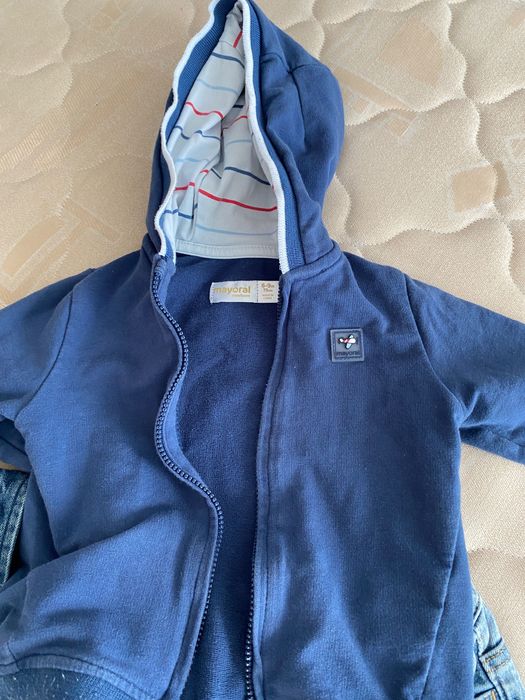 Дънки за бебе, дънково яке, Mayoral суичър