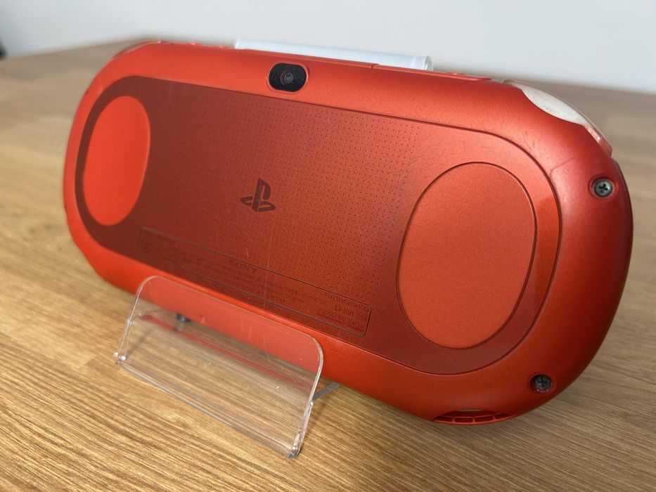 PS Vita Slim Metallic Red modată — culoare rara Japonia, 128GB