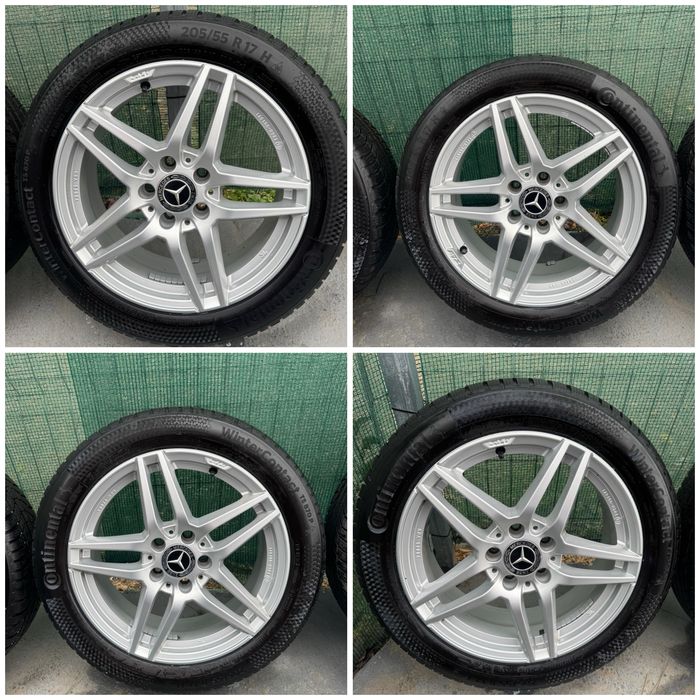 Jante roti iarna Mercedes A B C CLA 205/55/R17