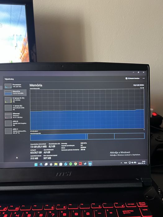 De vanzare laptop MSI GF63 Thin 11UC, i5-11400H 11 gen, RTX 3050 4gb