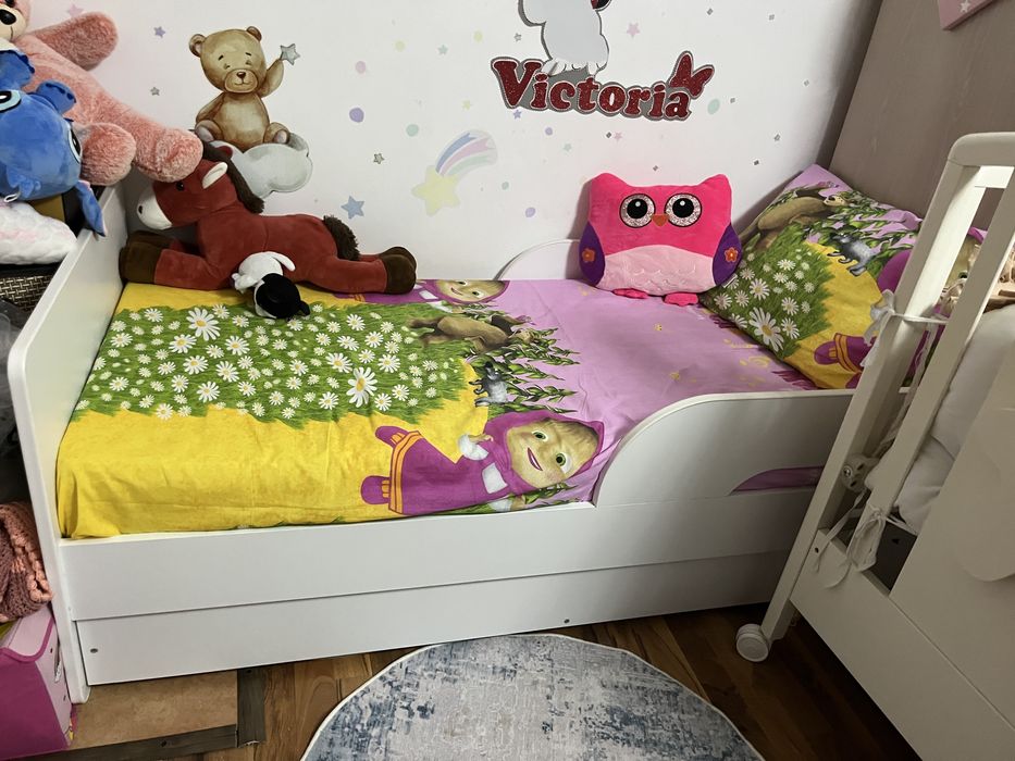 Patut copii cu saltea cocos
