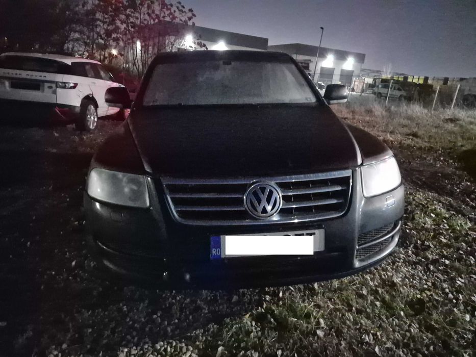 Fata completa Volkswagen Touareg 2003 2006 faruri bi-xenon capota bara