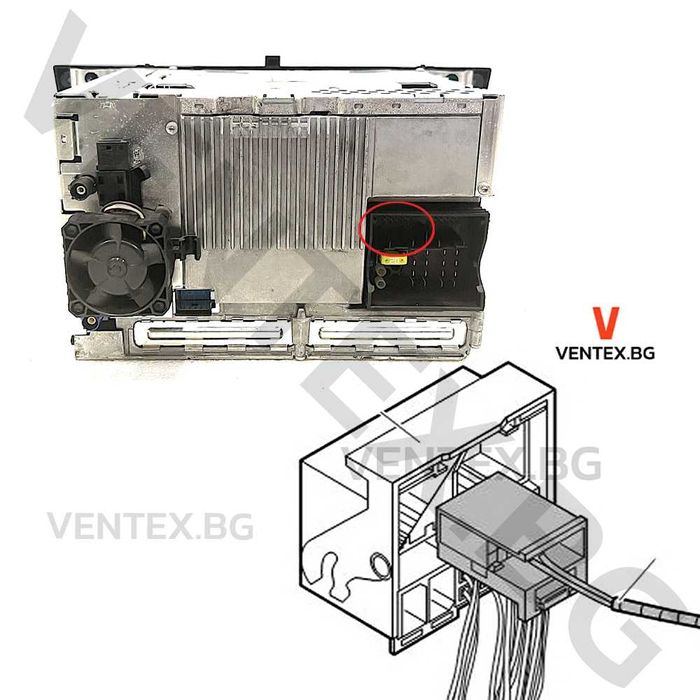 Bluetooth за BMW E60 E90 CCC MASK CIC AUX-IN блутут бмв WEFA Микрофон