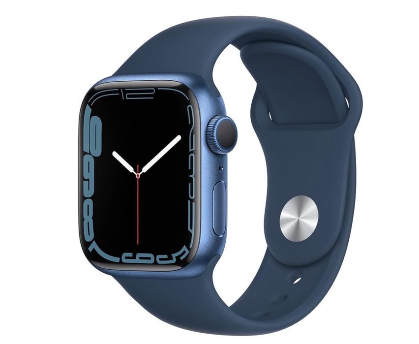 Apple watch series 7 blue aluminium case 41mm
