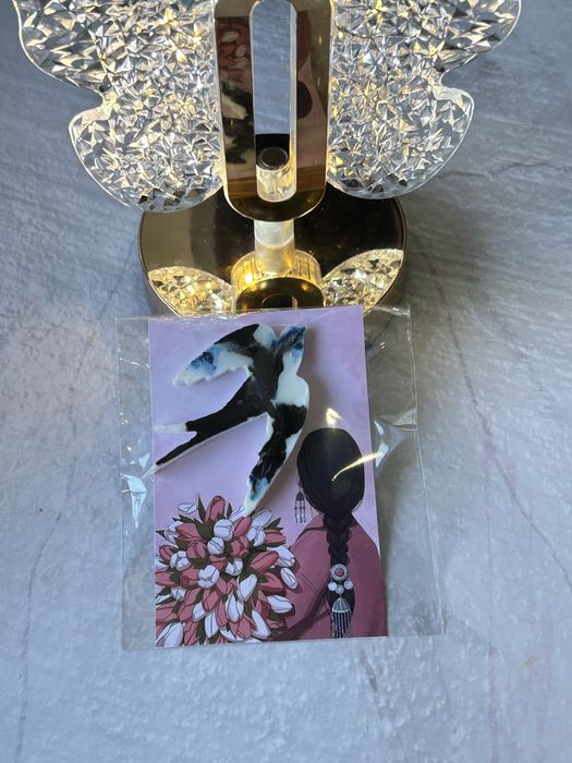 этно брошь (ручная работа )