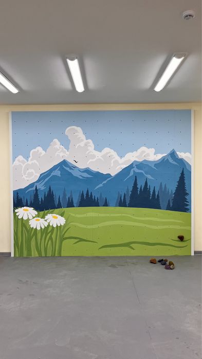 Роспись стен от 7000 тг за м2