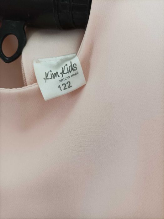 Детска рокля с панделка