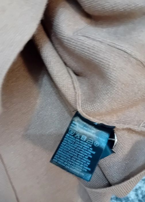 Cardigan/blazer camel/ciocolatiu