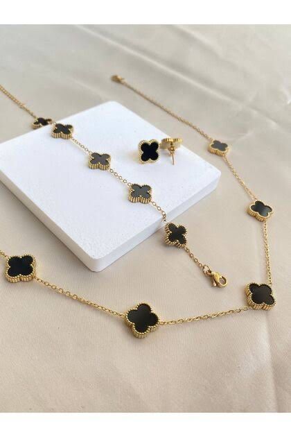 Set de bijuterii Van Cleef placate cu Aur