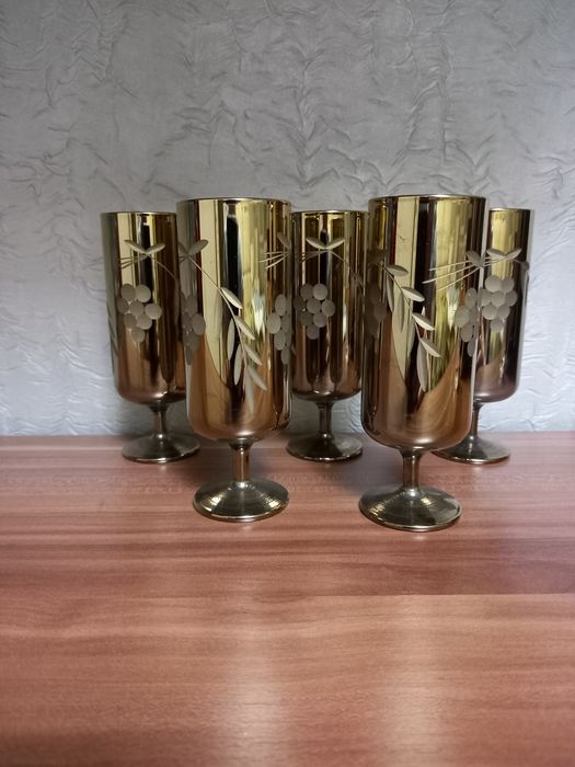 Фужеры под золото