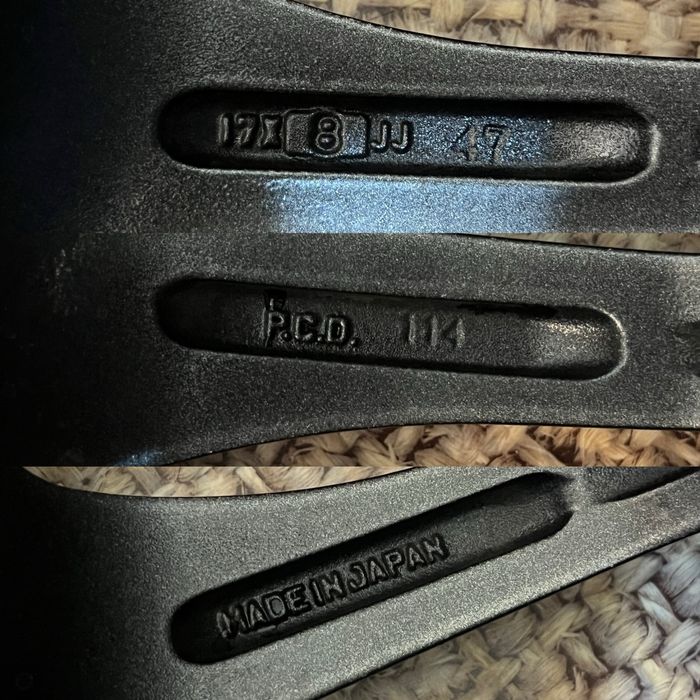 Диски R17 5x114.3 8j ET47 Work