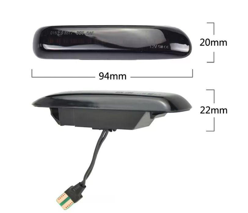 Нови черни Динамични/Бягащи мигачи BMW E46 pre facelift/Преди фейслифт