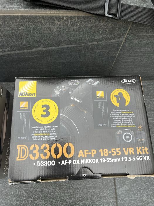 Nikon D3300 + obiectiv Tamron 18-200 mm