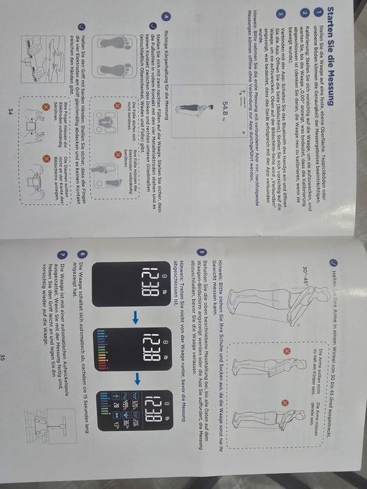 Vand cantar cu bioimpedanta/ analizor corporal- 20 parametri