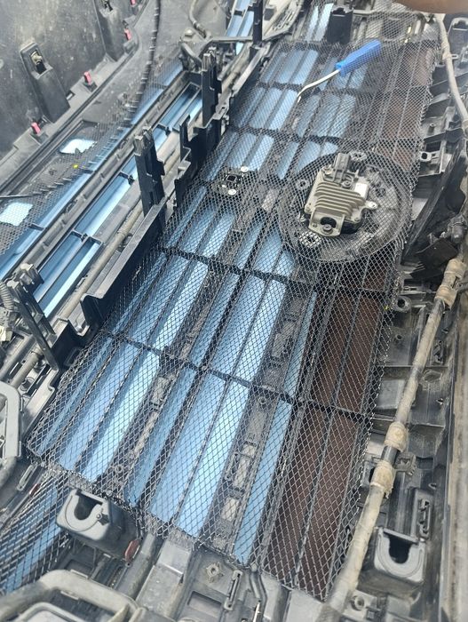 Установка сетка для радиатора