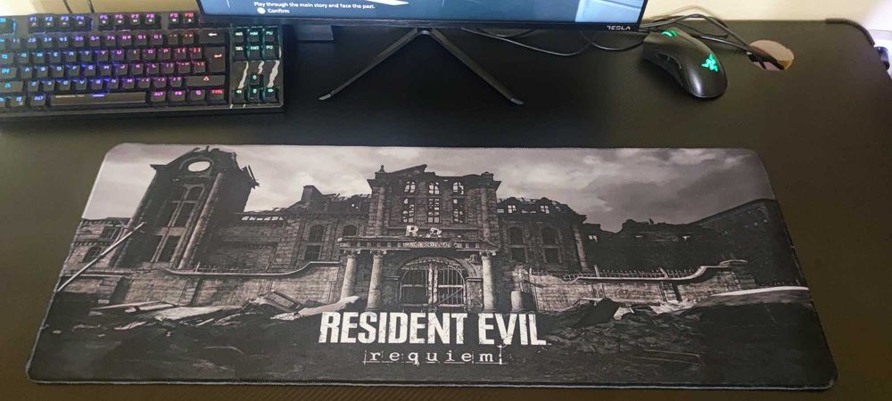 Resident Evil Requiem Mousepad R.P.D Racoon City Police Department Destroyed