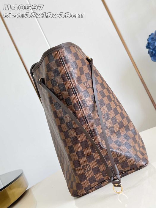 Geanta Louis Vuitton Neverfull Premium-interior rosu