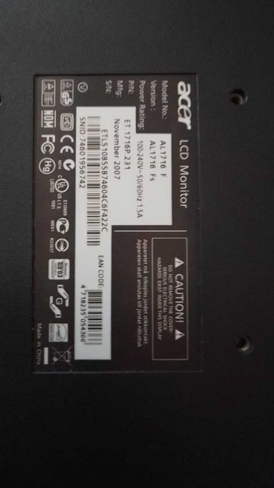 Монитор BENQ - за части