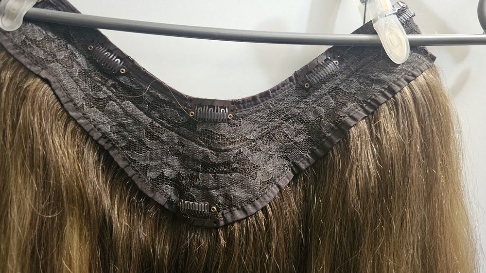 Extensii de par natural blond/șuvițe