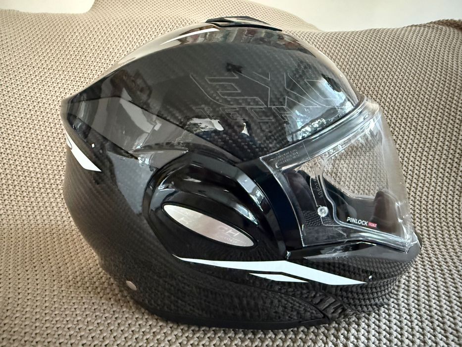 Cască moto ScorpionTech Evo Carbon plus Cardo packtalk edge