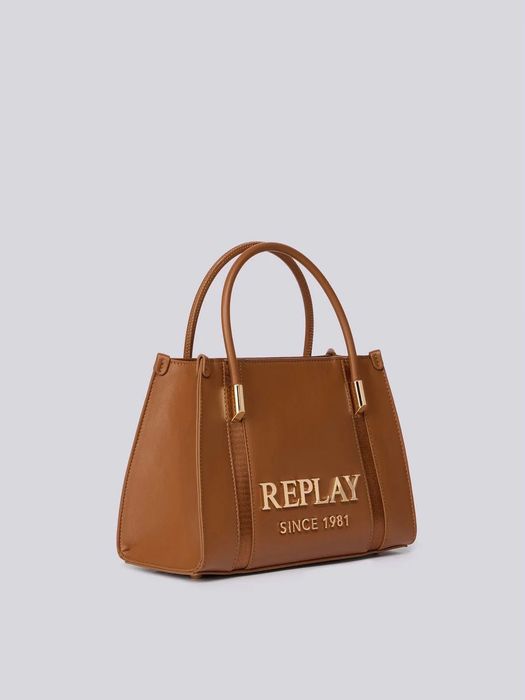 Чанта Replay цвят камел