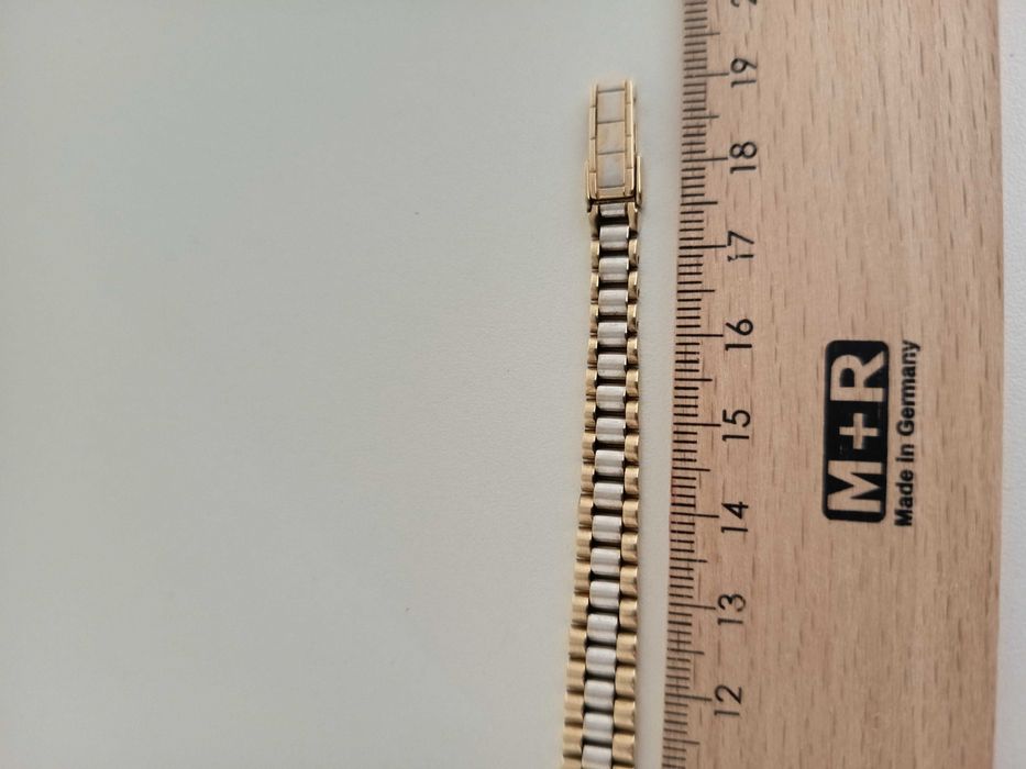 Ceas aur galben+aur alb 14 Karate Geneve Quartz (29.14 grame) ID10239