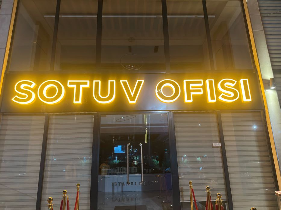 Объемные буквы - Katta harflar