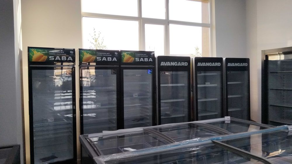 Новый витринный морозильник