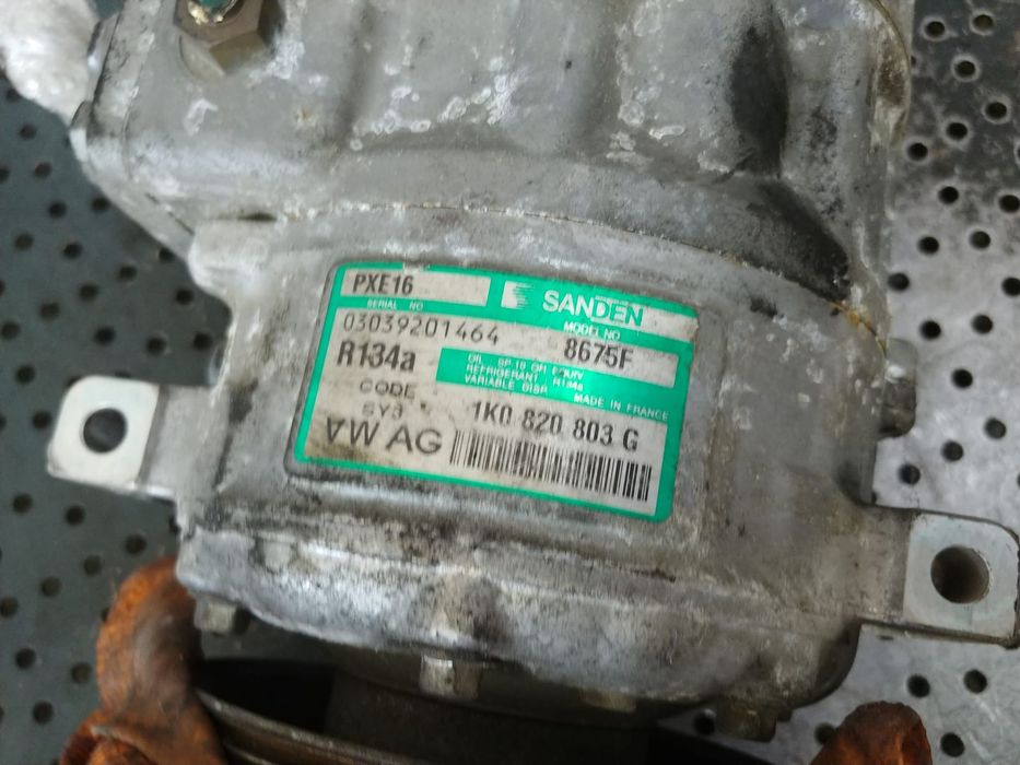 compresor clima ac vw touran golf 5 caddy seat altea 5p toledo 5p skoda octavia 2 audi a3 8p 1k0820803g