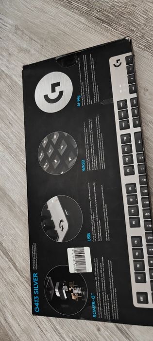Клавиатура Logitech g413 Silver