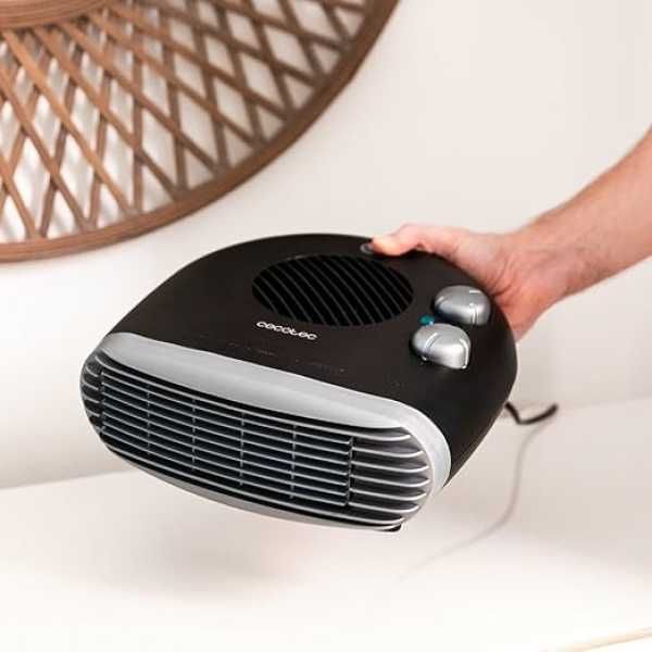 Cecotec ReadyWarm 2000 Max Horizon Black, 2000 W вентилаторна печка