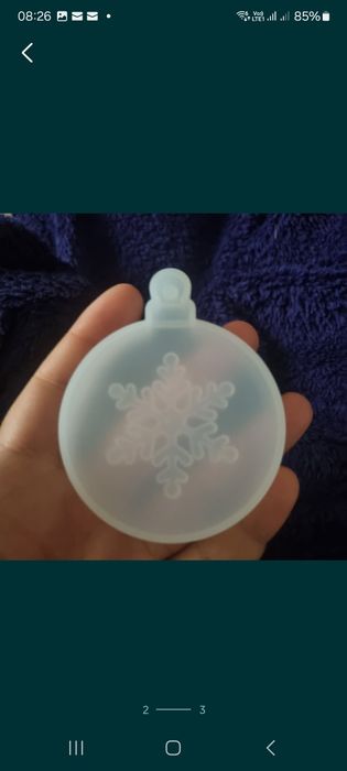 Forma silicon pentru glob brad