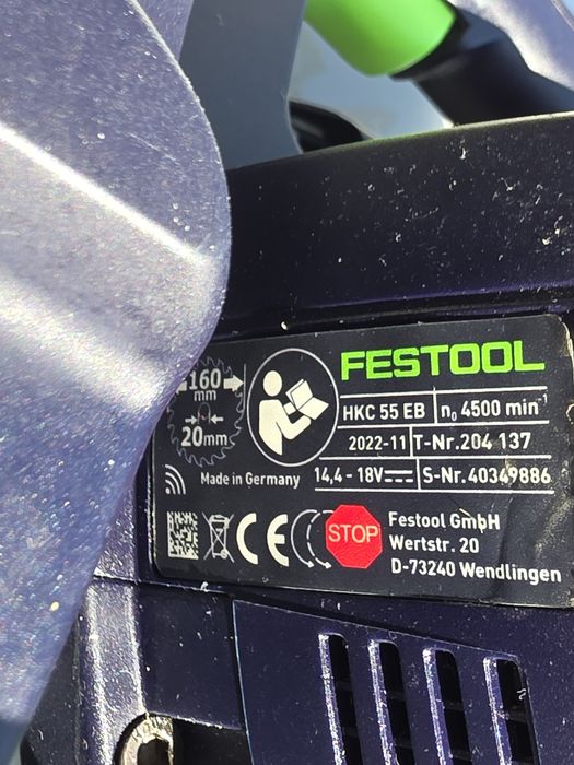 Fierastrau Circular Festool HKC 55-EB