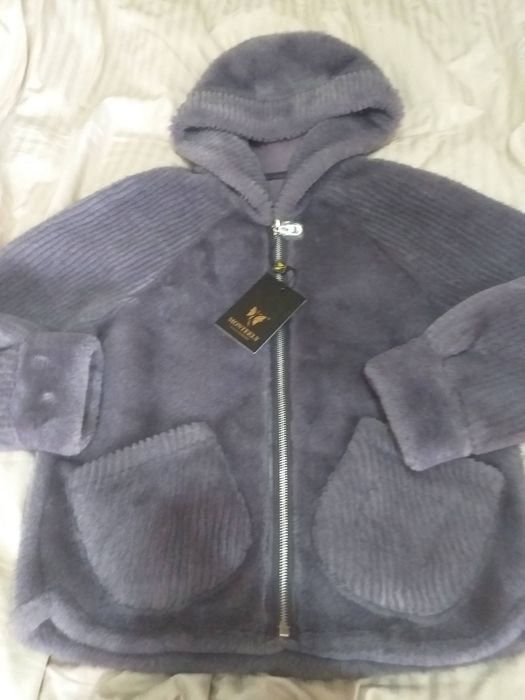 Двусторнняя дубленка, размер 44-46