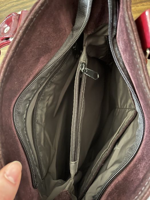 Geanta dama bordo/visiniu