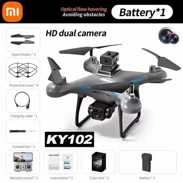 Drone Profesionala Xiaomi KY102 MAX 5G cu Camera Duala 8K, Evitare Obstacole, Fotografii Aeriene, Design Pliabil