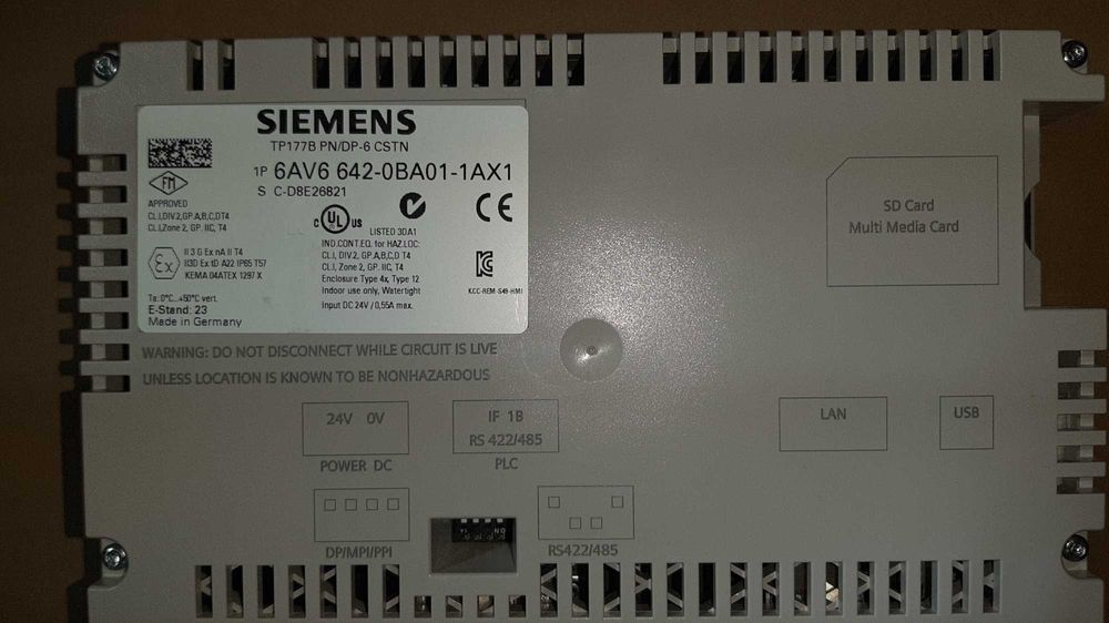 Сенсорная панель SIEMENS.