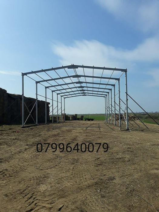 Vând hală metalică 12×35×4