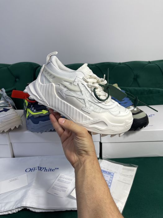 Adidasi Off White ODSY piele naturala Premium Full Box colectie noua