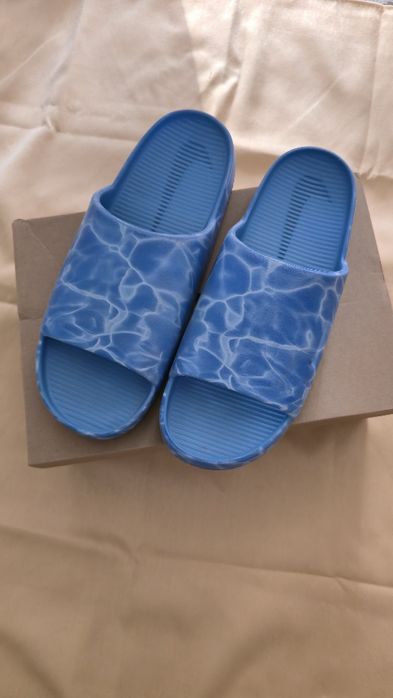 Papuci Nike CALM PRINTED Albaștri