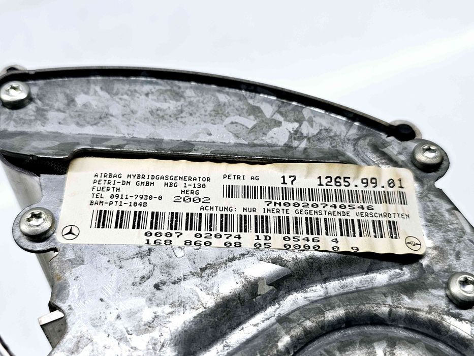 Airbag pasager Mercedes Clasa A (W168) [Fabr 1997-2004] 1688600805
