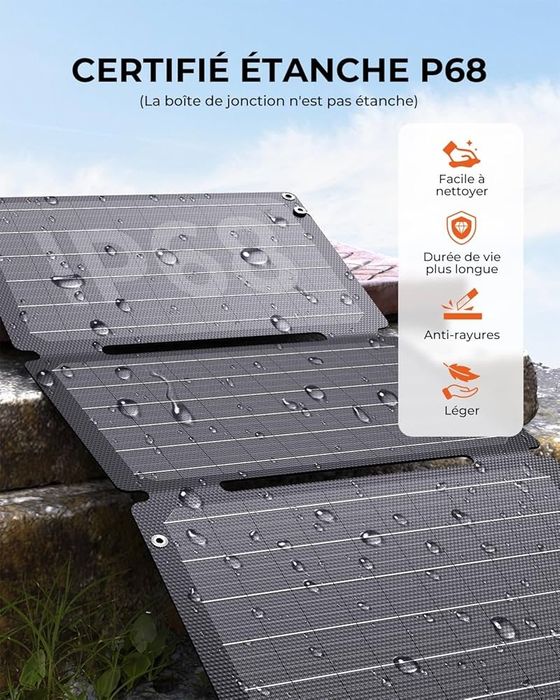 BigBlue 30W Solar Charger, SolarPowa 30 Portable Solar Panel