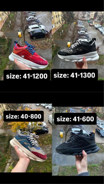 Versace chain reaction ( dior b23- of white - balenciaga