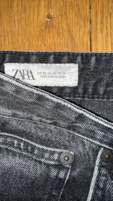 Мъжки черни дънки Zara