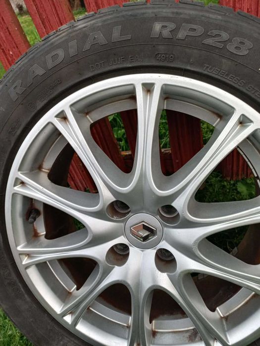 set 4 jante si roti renault