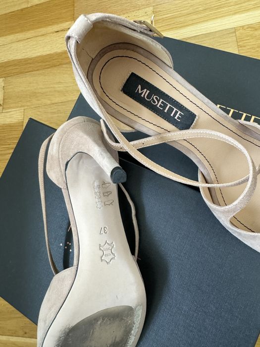 Pantofi Musette piele intoarsa 37