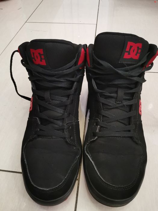 Ghete piele  DC Cure Hight-Top, aproape noi