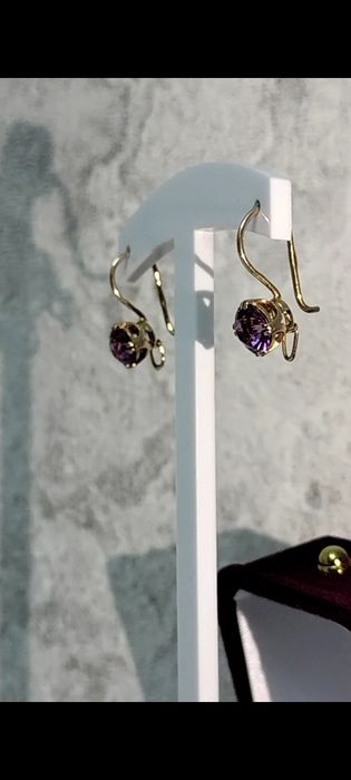 Советские детские серьги 583 пробы