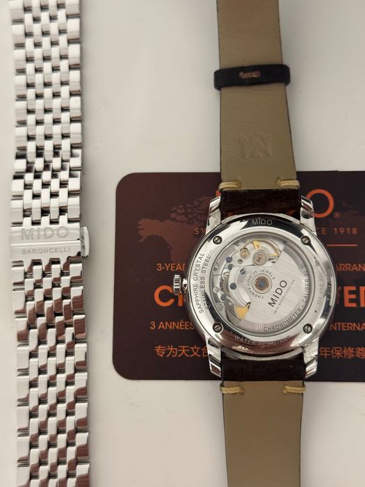 MIDO BARONCELLI chronometre COSC garantie internationala